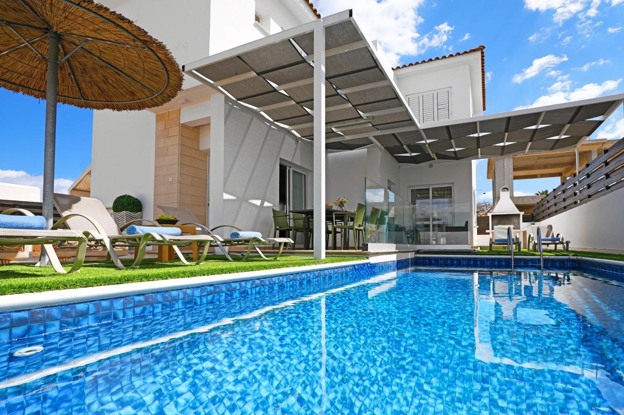 Villa White Star - 100M From Serena Beach Protaras Exteriör bild