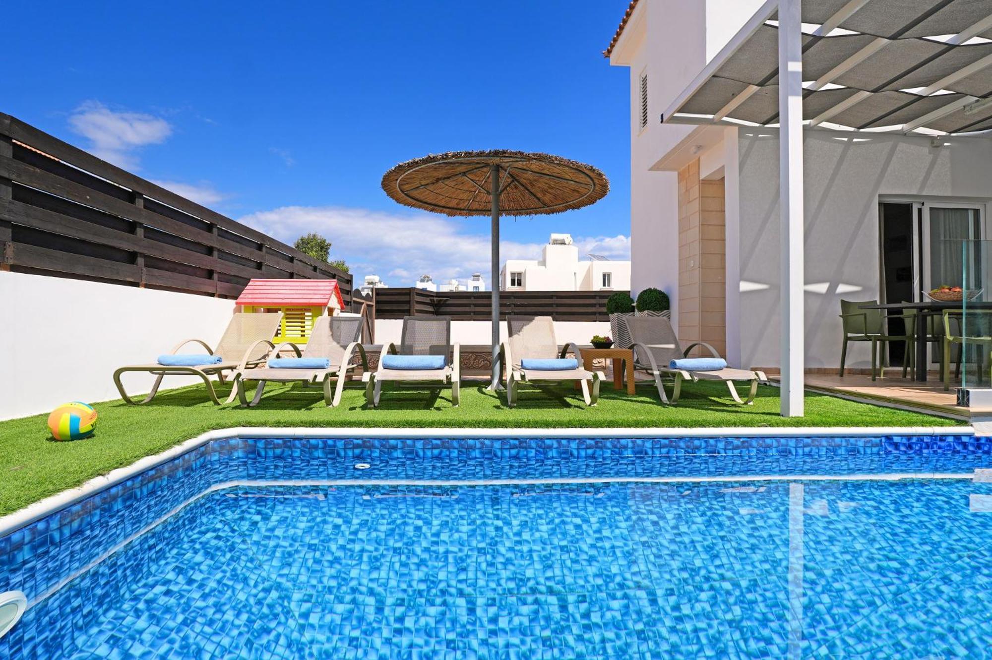 Villa White Star - 100M From Serena Beach Protaras Exteriör bild