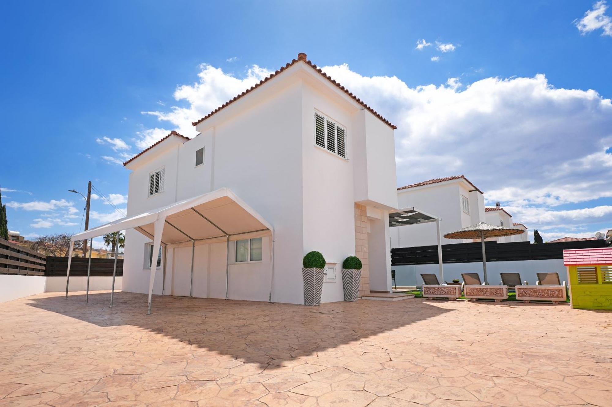 Villa White Star - 100M From Serena Beach Protaras Exteriör bild
